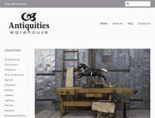 Tablet Screenshot of antiquitieswarehouse.com